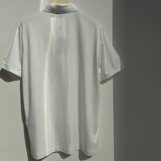 EMPORIO ARMANI 阿玛尼 男士棉质短袖 POLO衫 白色 3L1FFZ 1JUVZ 0101 商品图3