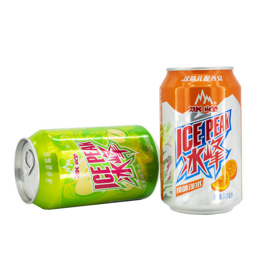冰峰 橙苹礼盒 橙味汽水 330ml*6+苹果味汽水330ml*6双拼礼盒装碳酸饮料 商品图1