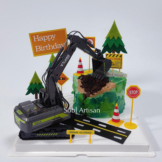 挖土机蛋糕 商品图0