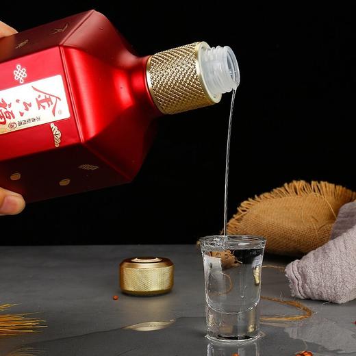 金六福五粮酿造窖陈浓香型白酒50度500ml 商品图5