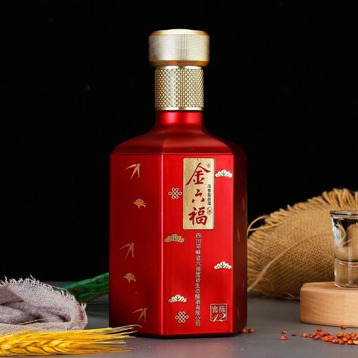 金六福五粮酿造窖陈浓香型白酒50度500ml 商品图1