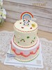 1027CAKE | ins 复古风格  双层 手绘蛋糕 商品缩略图2