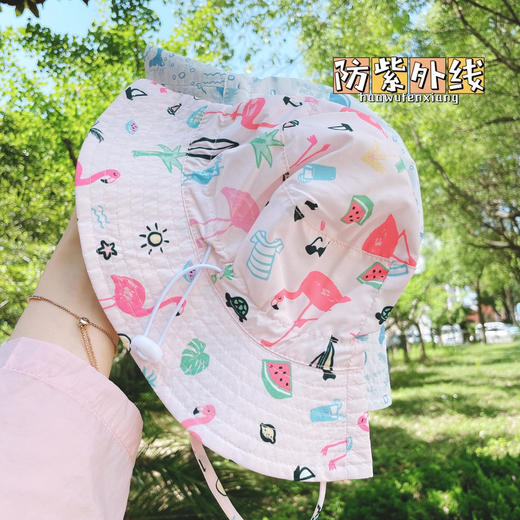 遮阳帽男女宝宝防紫外线遮阳帽适合头围38-50，巨轻让不喜欢戴帽子的宝宝都爱戴～ 商品图0