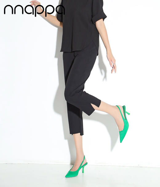 60支超细罗马八分开叉珠链直筒裤29211 商品图1