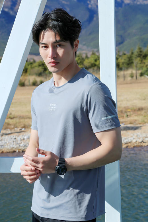 夏日清凉男士休闲套装T恤半袖-面膜系列 商品图1