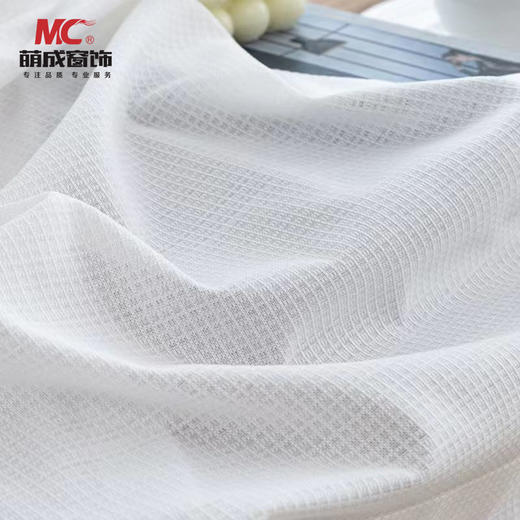 格子镜面纱（防晒，防紫外线）/布料/配套纱 商品图3