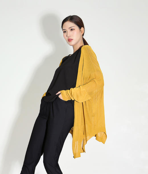 宽松深V纽扣小外套7170 商品图1