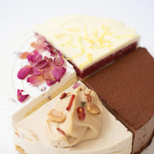 新品「Life来福」 苦辣酸甜四味蛋糕｜苦 · 黑巧克力半熟蛋糕；辣 · 麻辣花生芝士蛋糕；酸 · 柠檬丝绒蛋糕；甜 · 玫瑰荔枝蛋糕 商品图9