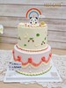 1027CAKE | ins 复古风格  双层 手绘蛋糕 商品缩略图1