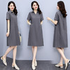 休闲气质，文艺棉麻宽松连衣裙HR-GJC6280 商品缩略图1