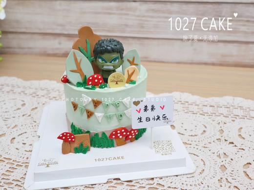 1027CAKE |  漫威 绿巨人主题 翻糖装饰 商品图2