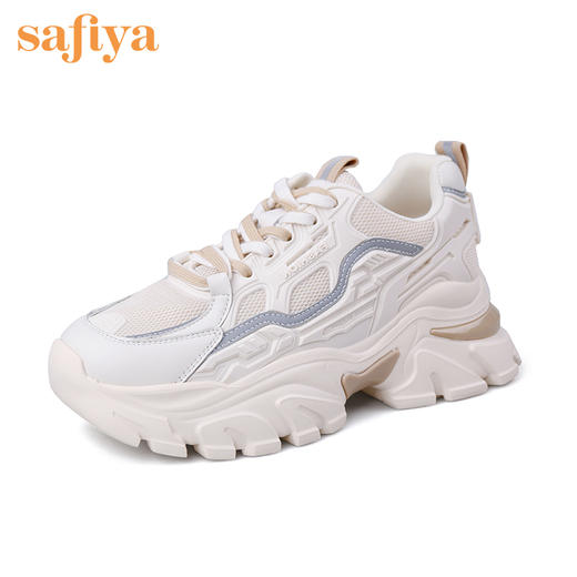 Safiya索菲娅潮酷机甲超轻底老爹鞋2022年秋季新款云感厚底休闲鞋SF23112058 商品图2