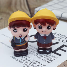 学生女孩男孩 毕业季装饰摆件 男女同学摆件 卡通男女孩摆件