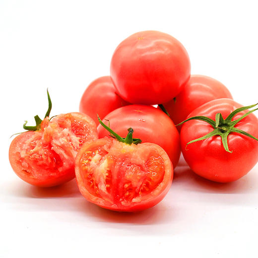 棒享【国货之光粉番茄】绿行者桃太郎番茄 5斤装 沙瓤有籽 肉质细腻 新鲜自然熟 商品图6