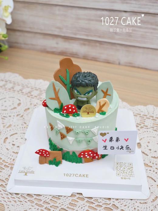 1027CAKE |  漫威 绿巨人主题 翻糖装饰 商品图0