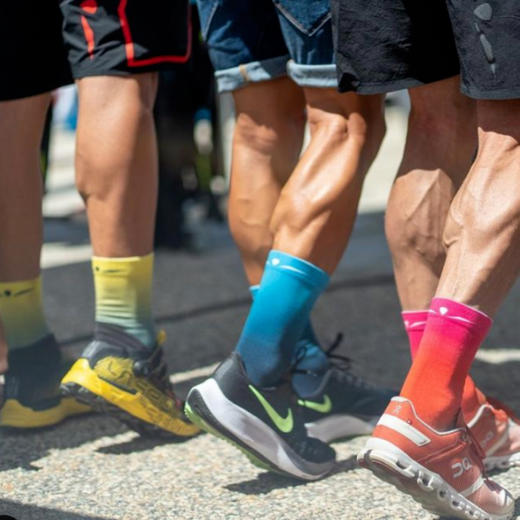 UGLOW新款越野防滑袜 GRIP SOCKS男女款春秋季跑步运动户外健身训练均码透气袜子 商品图5