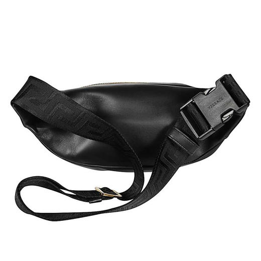 VERSACE 范思哲 男士小牛皮美杜莎头像徽标单肩包腰包 黑色 DFB7630 DVTE4 D41OH 商品图1