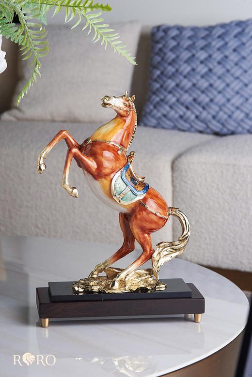 【彼达思】珐琅彩 一马当先 A摆件 商品图1