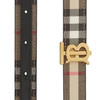 BURBERRY 巴宝莉 女士TB专属标识图案双面复古格纹和皮革腰带 黑色 8052484 A1189 商品缩略图3