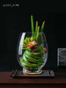 新中式酒店餐厅玄关玻璃花瓶仿真花假花客厅摆设插花花艺装饰摆件 商品缩略图2