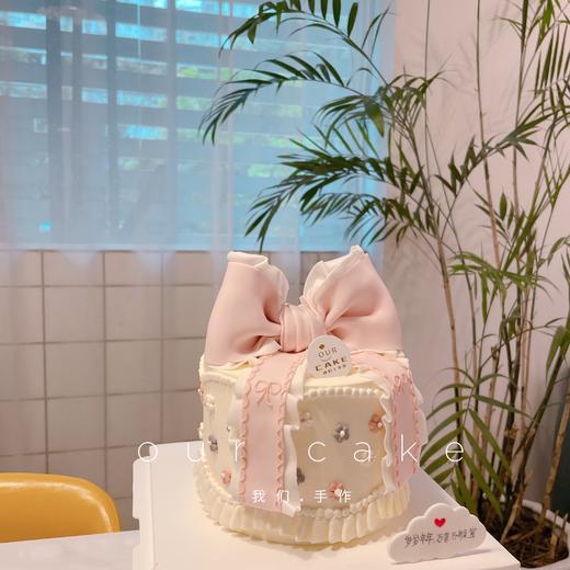 复古蝴蝶结小碎花蛋糕-低糖处理无添加 商品图2