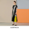 JUDYHUA 真丝印染收腰连衣裙 商品缩略图1