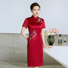 YS-05635新款婚礼服 修身洋气旗袍喜婆婆婚宴装春夏款连衣裙衣 旗袍 商品缩略图1