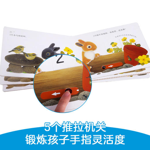 动物朋友手指推拉书 忙碌的小兔 商品图2