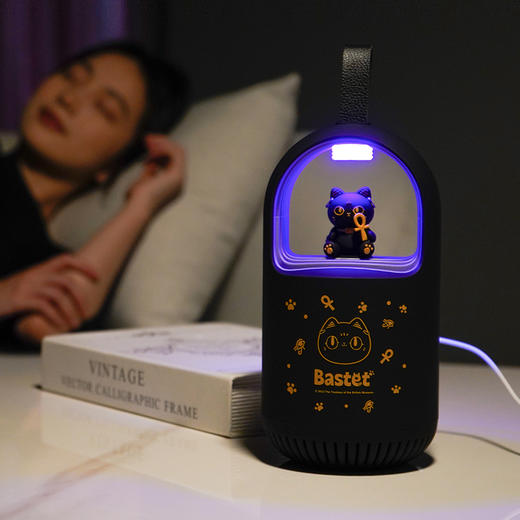 【夏日推荐】大英博物馆安德森猫和她的朋友们系列灭蚊灯家用卧室送礼物 商品图2