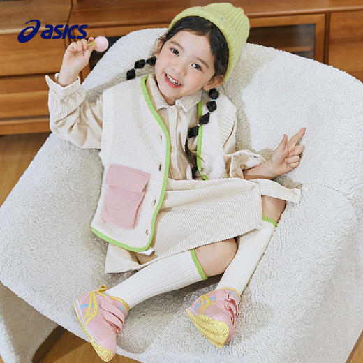 ASICS/亚瑟士童鞋夏款透气新品宝宝男女儿童休闲鞋防滑帆布面清凉25.5-34.5码 商品图3