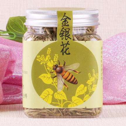 胡庆余堂 金银花 28克罐装 自用装花草茶夏季清凉饮品 夏季花草茶 商品图0