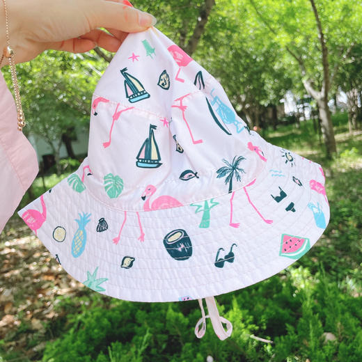 遮阳帽男女宝宝防紫外线遮阳帽适合头围38-50，巨轻让不喜欢戴帽子的宝宝都爱戴～ 商品图2