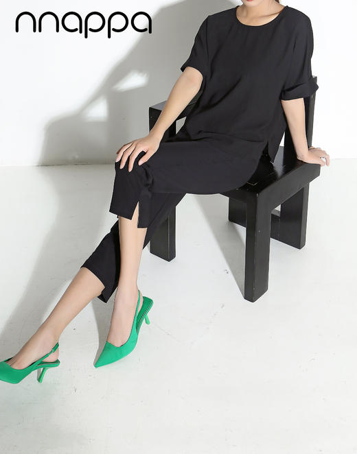 60支超细罗马八分开叉珠链直筒裤29211 商品图3