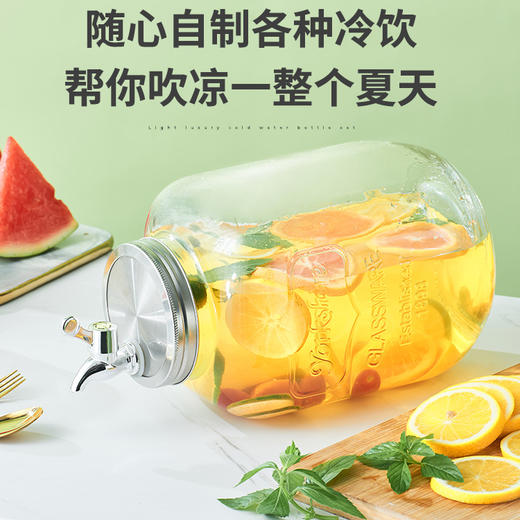 【天喜】夏季欧式冰箱冷饮家用玻璃冷水壶 商品图2