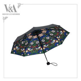 【赠品勿拍】V&A博物馆草莓小偷系列晴雨两用5折口袋伞