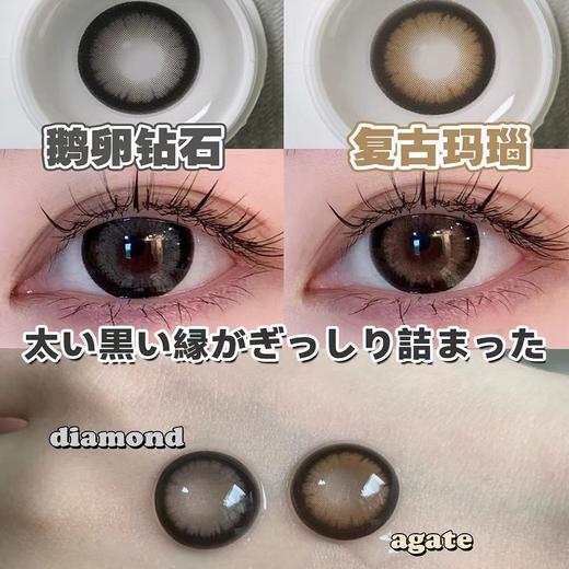 Swancon【 鹅卵钻石】【复古玛瑙】一整个超独特的复古风真绝了 14.5mm超扩瞳又自然不假眼 商品图2