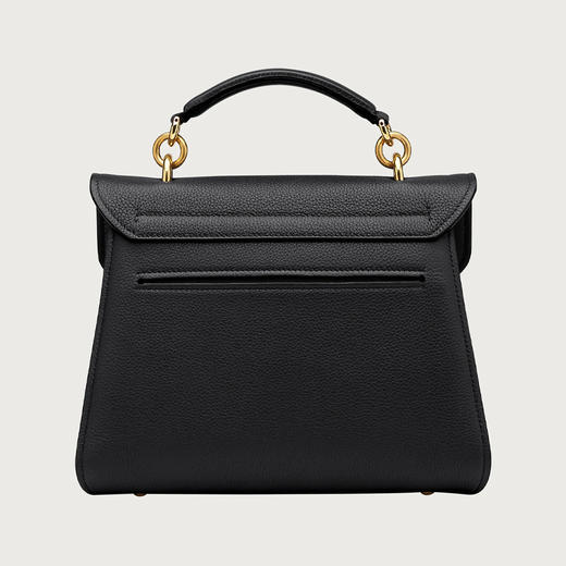 FERRAGAMO 菲拉格慕 女士小牛皮 GANCINI 顶部手提包 黑色 21 H493 720168 商品图2