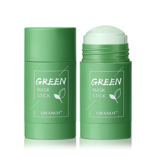 【ㄧ懒人固体面膜收缩毛孔保湿】抖音爆款绿茶茄子控油固体去黑头粉刺学生女 清洁面膜收缩毛孔保湿涂抹式泥膜 商品图3