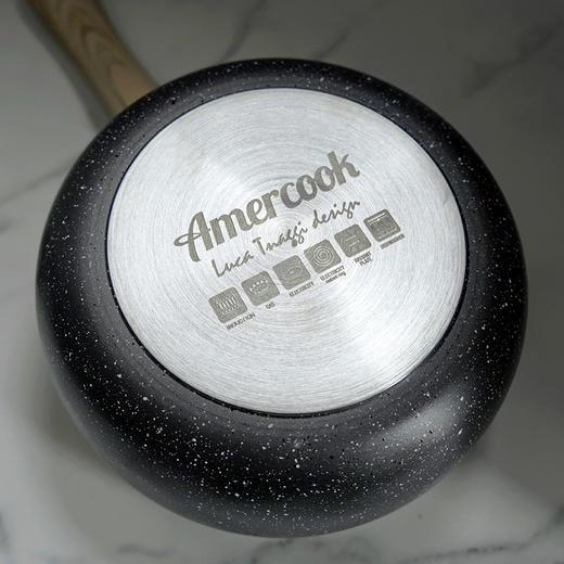 AMERCOOK 阿米尔别致系列小球锅多功能汤锅+煎锅套装 极速料理 聚油聚热 多炉灶通用 商品图3