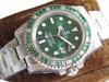 N劳li士欧洲订制版绿钻彩圈潜航者绿水鬼，定制级彩钻，纯手工独立镶嵌，精钢表带，密底，男士腕表，自动机械机芯 商品缩略图5
