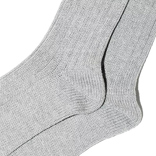 moc T SOCKS DOUBLE CYLINDER 日本职人制双线针织复古袜 中筒袜 商品图2