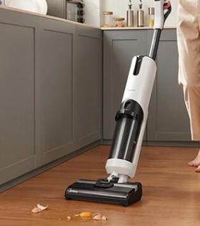 美的Midea洗地机 X8无线智能除菌吸尘器家用吸拖洗一体手持无线清洁拖地机活水自清洁