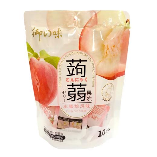 御之味-蒟蒻果冻（水蜜桃味）200g 商品图1