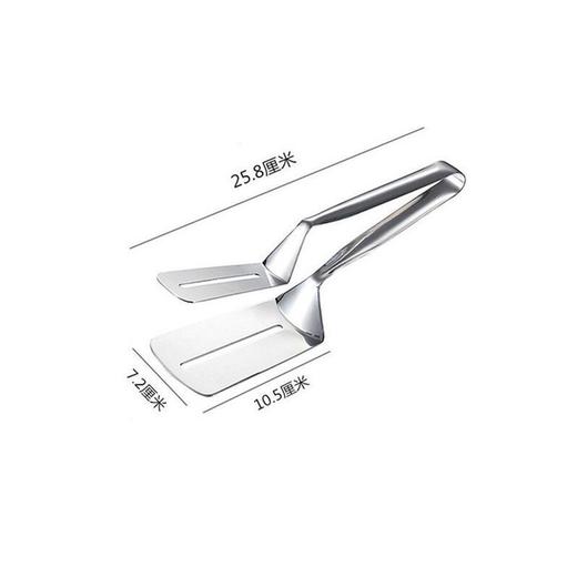创意304不锈钢牛排夹 家用厨房烤鱼夹食品夹烘焙面包煎饼夹烧烤夹-W仓 商品图4