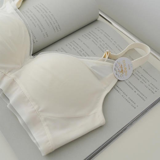 舒适氧气感 裸感桑蚕丝洋气无痕收副乳聚拢蕾丝文胸内衣 【包邮+涉及卫生bu退换】 商品图8