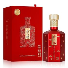 金六福五粮酿造窖陈浓香型白酒50度500ml