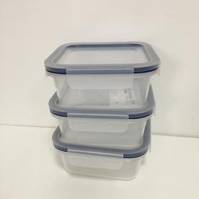 （积分商品）宜家365+正方形塑料食品盒3件套