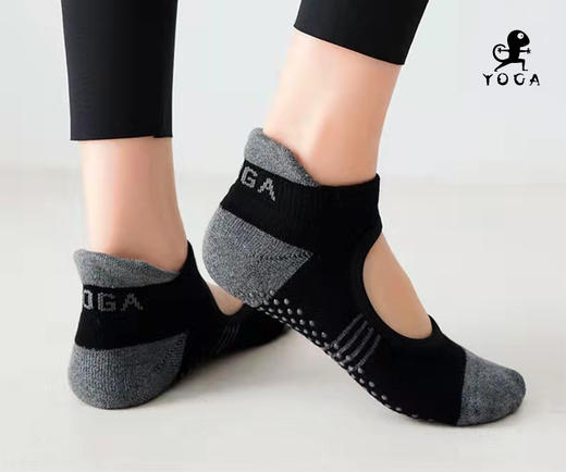 壁虎瑜伽【2206WZ180】全指露背防滑瑜伽袜【5天发货】 商品图2