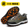防水皮面男士劳保鞋防砸防刺橡胶大底钢包头钢底板 商品缩略图4