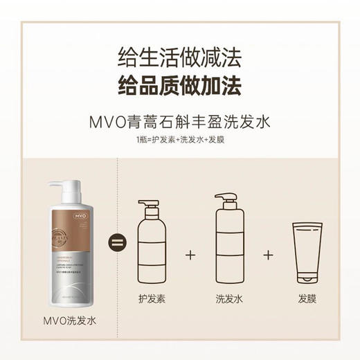【第2瓶半价】MVO青蒿石斛丰盈洗发水你身边的除螨去油好帮手99.8%除螨率石斛专利去屑止痒清新香味 商品图3